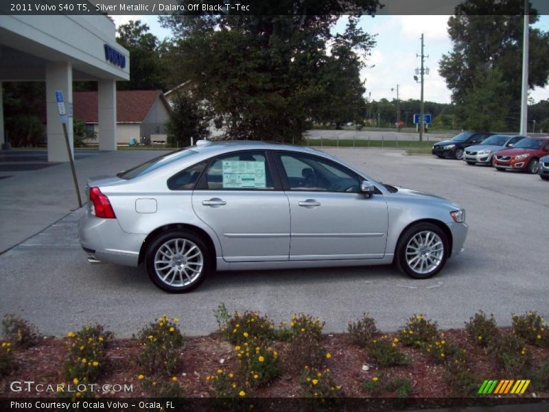 Silver Metallic / Dalaro Off Black T-Tec 2011 Volvo S40 T5