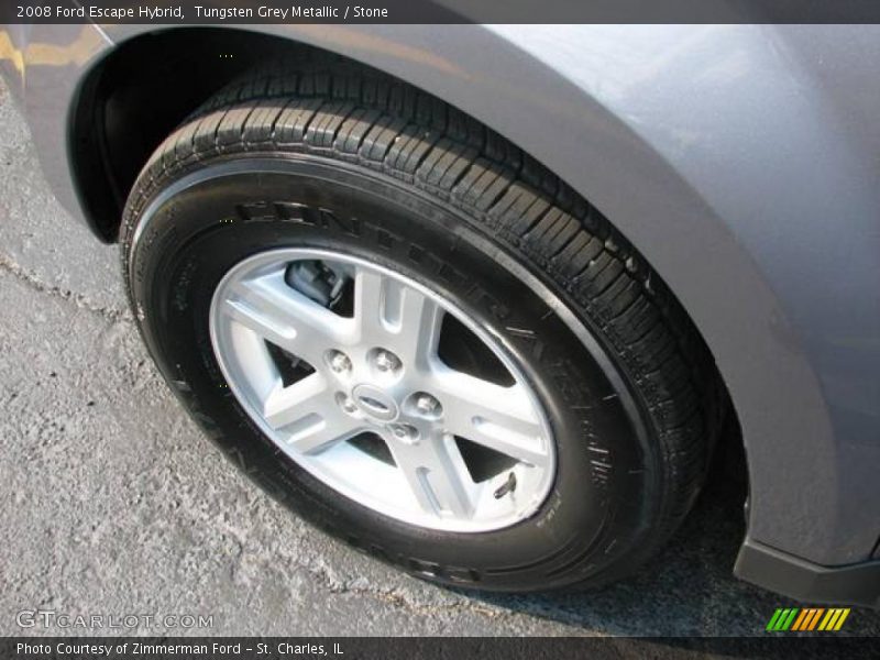 Tungsten Grey Metallic / Stone 2008 Ford Escape Hybrid