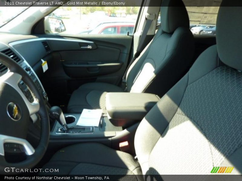 Gold Mist Metallic / Ebony/Ebony 2011 Chevrolet Traverse LT AWD