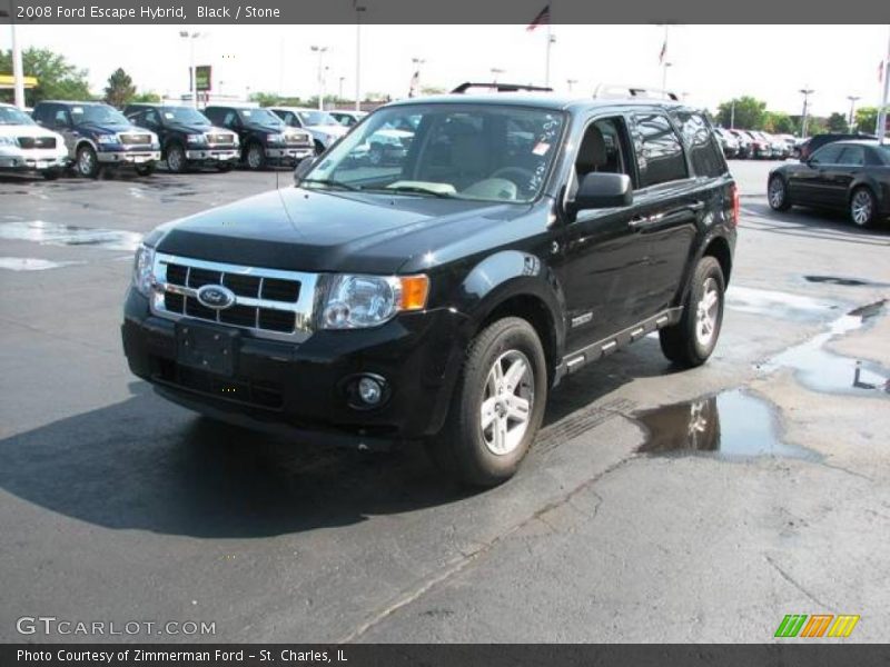 Black / Stone 2008 Ford Escape Hybrid