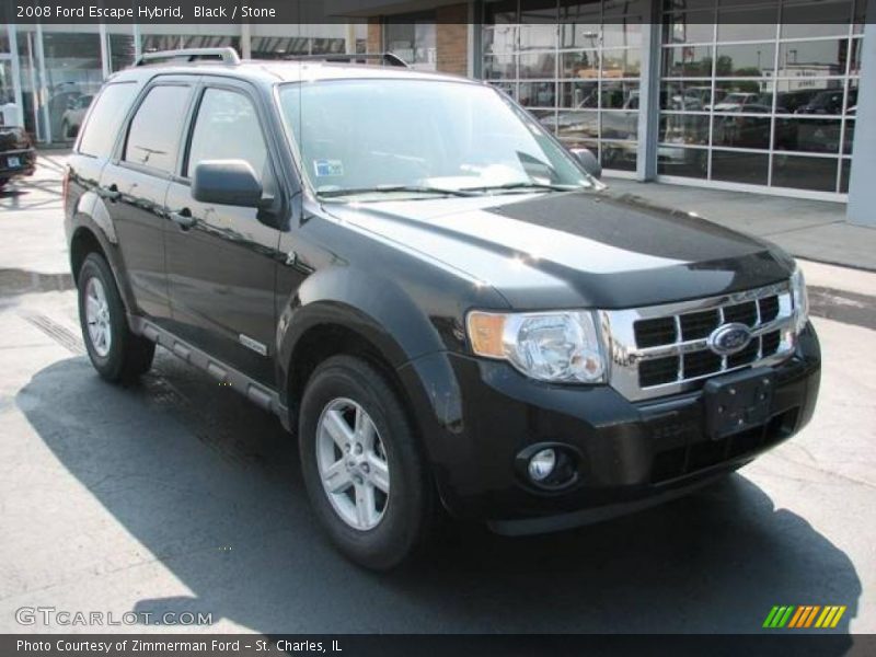 Black / Stone 2008 Ford Escape Hybrid