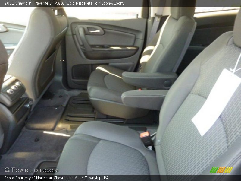 Gold Mist Metallic / Ebony/Ebony 2011 Chevrolet Traverse LT AWD
