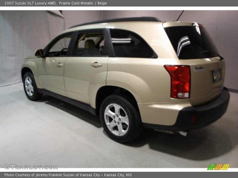 Prairie Gold Metallic / Beige 2007 Suzuki XL7 Luxury AWD
