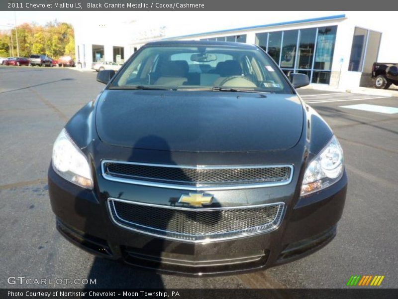 Black Granite Metallic / Cocoa/Cashmere 2011 Chevrolet Malibu LS