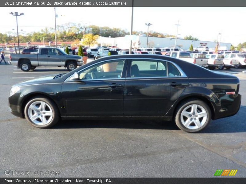 Black Granite Metallic / Cocoa/Cashmere 2011 Chevrolet Malibu LS