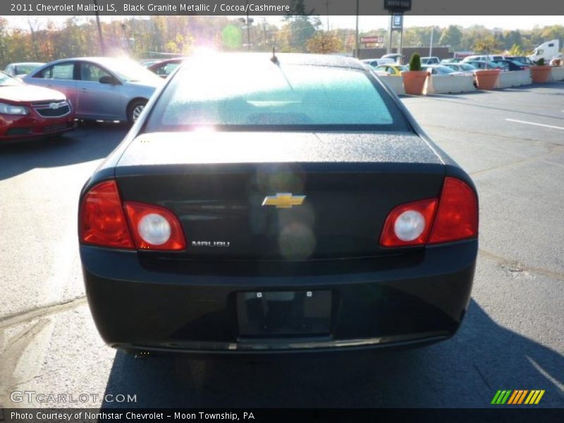 Black Granite Metallic / Cocoa/Cashmere 2011 Chevrolet Malibu LS