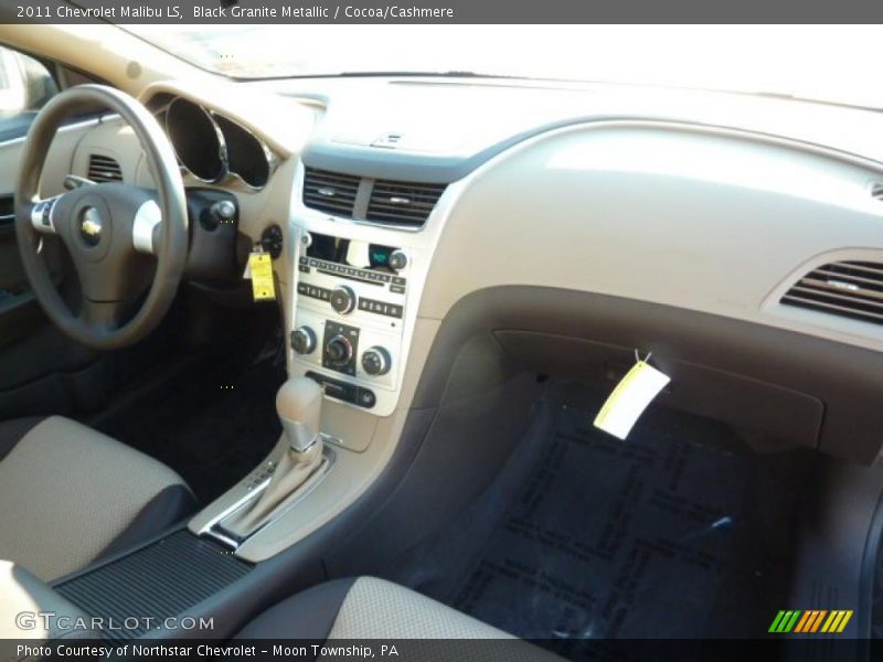 Black Granite Metallic / Cocoa/Cashmere 2011 Chevrolet Malibu LS