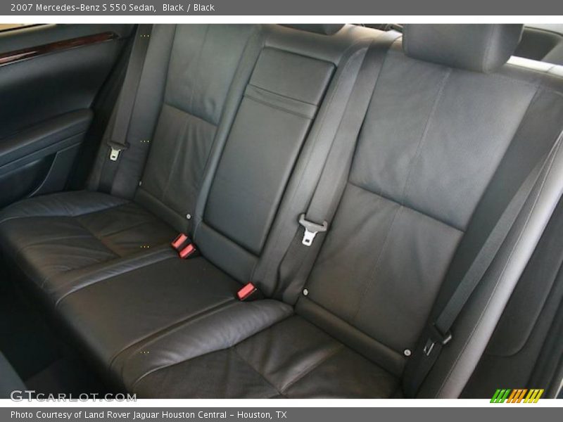 Black / Black 2007 Mercedes-Benz S 550 Sedan