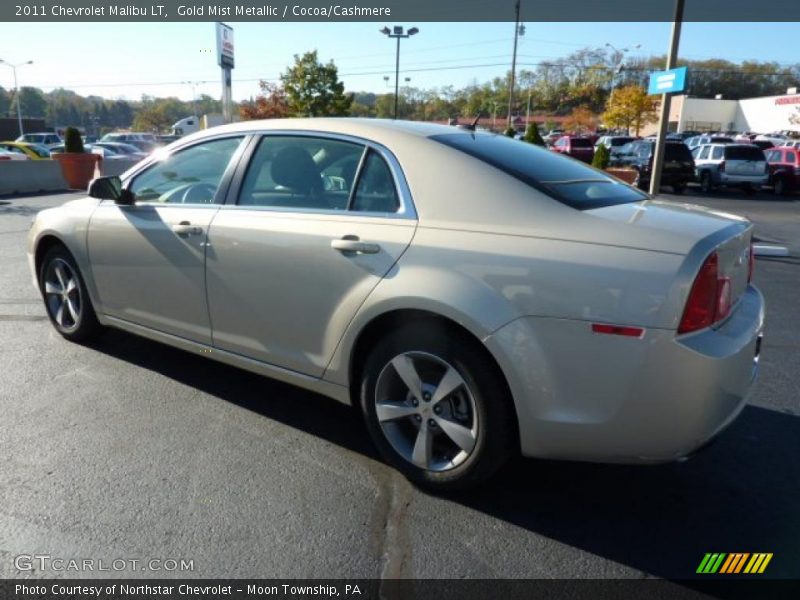 Gold Mist Metallic / Cocoa/Cashmere 2011 Chevrolet Malibu LT