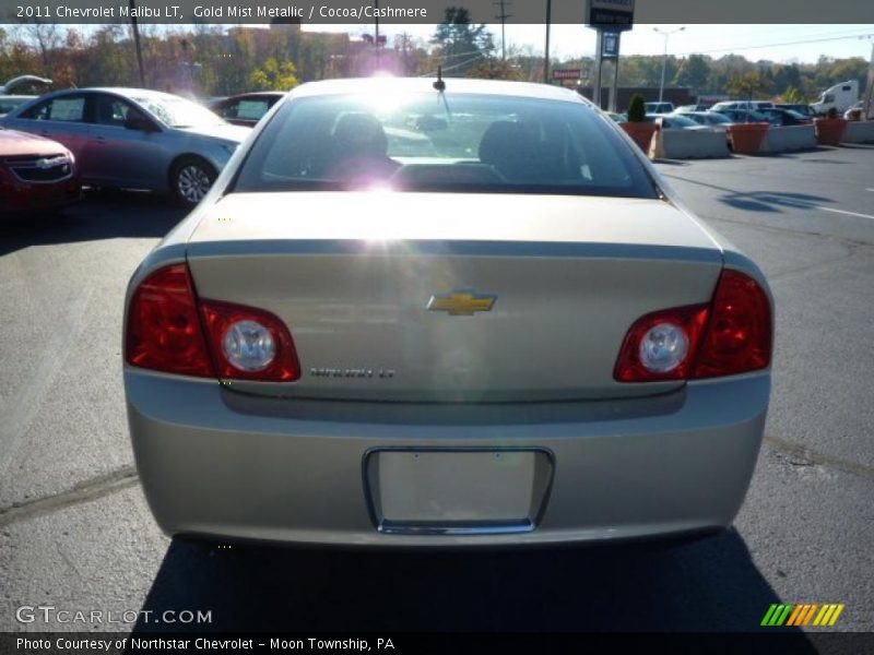 Gold Mist Metallic / Cocoa/Cashmere 2011 Chevrolet Malibu LT