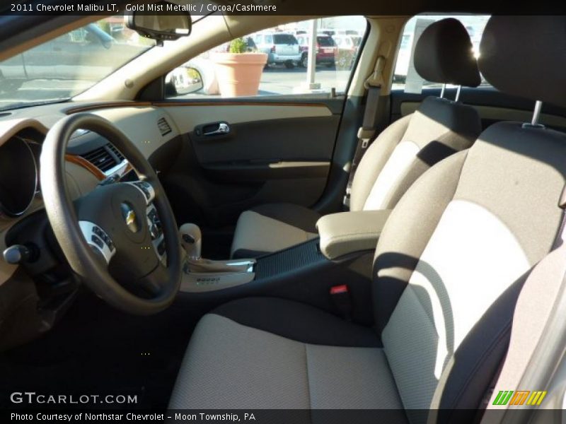 Gold Mist Metallic / Cocoa/Cashmere 2011 Chevrolet Malibu LT