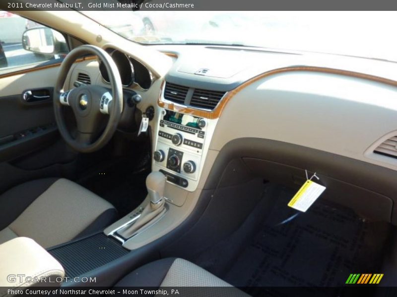 Gold Mist Metallic / Cocoa/Cashmere 2011 Chevrolet Malibu LT