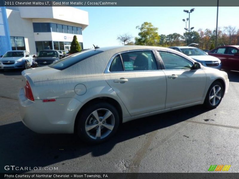 Gold Mist Metallic / Cocoa/Cashmere 2011 Chevrolet Malibu LT