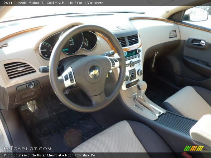 Gold Mist Metallic / Cocoa/Cashmere 2011 Chevrolet Malibu LT