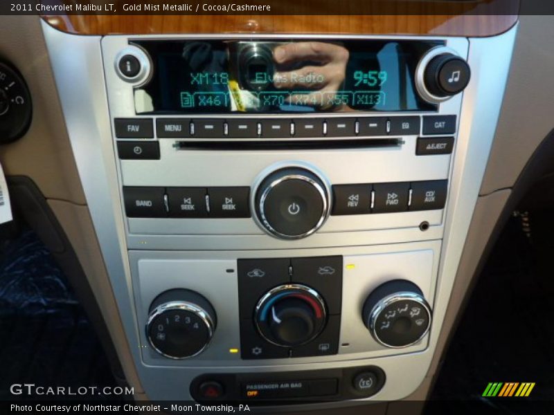 Gold Mist Metallic / Cocoa/Cashmere 2011 Chevrolet Malibu LT