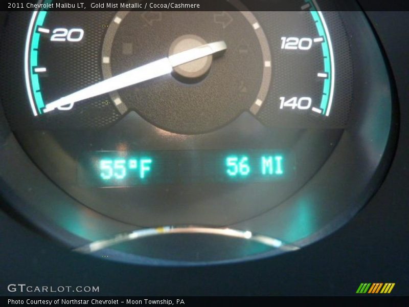 Gold Mist Metallic / Cocoa/Cashmere 2011 Chevrolet Malibu LT