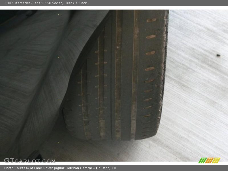 Black / Black 2007 Mercedes-Benz S 550 Sedan