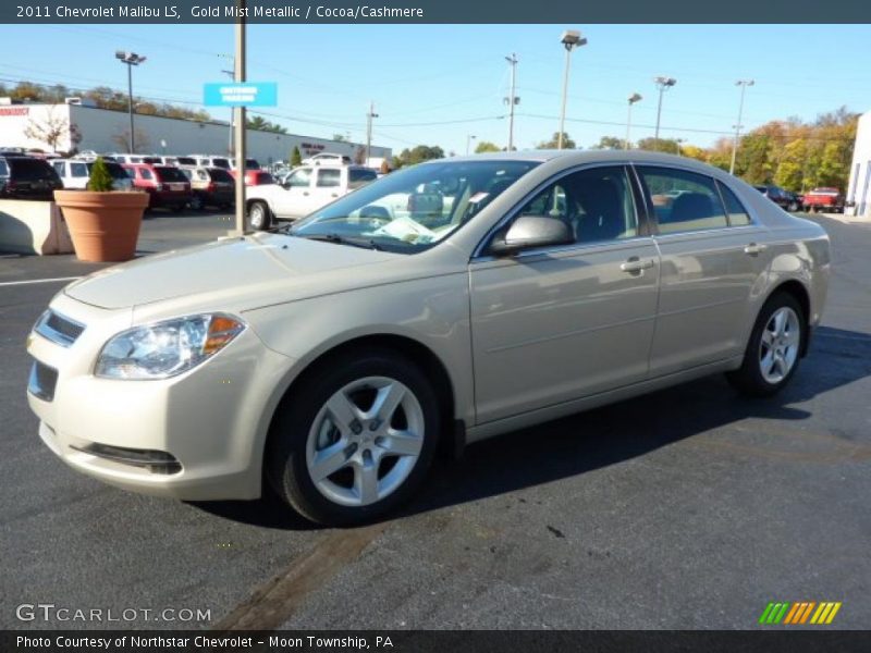 Gold Mist Metallic / Cocoa/Cashmere 2011 Chevrolet Malibu LS