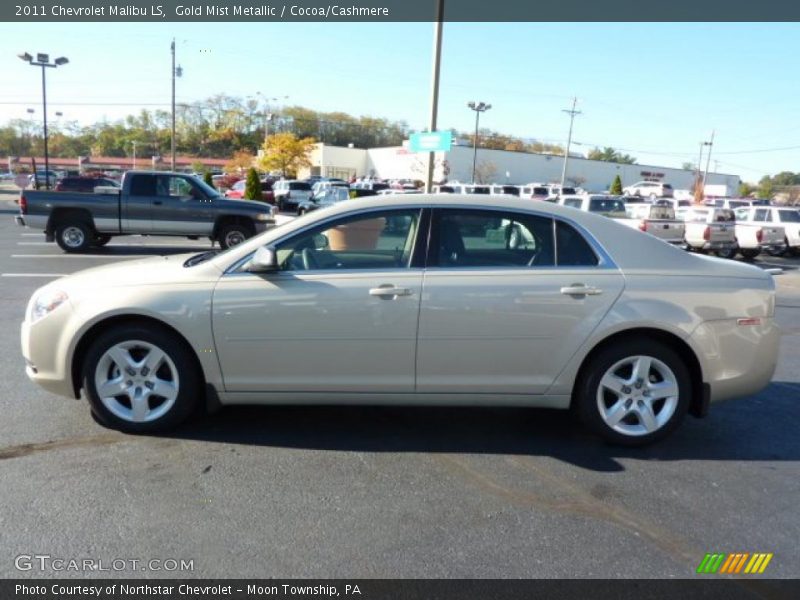 Gold Mist Metallic / Cocoa/Cashmere 2011 Chevrolet Malibu LS