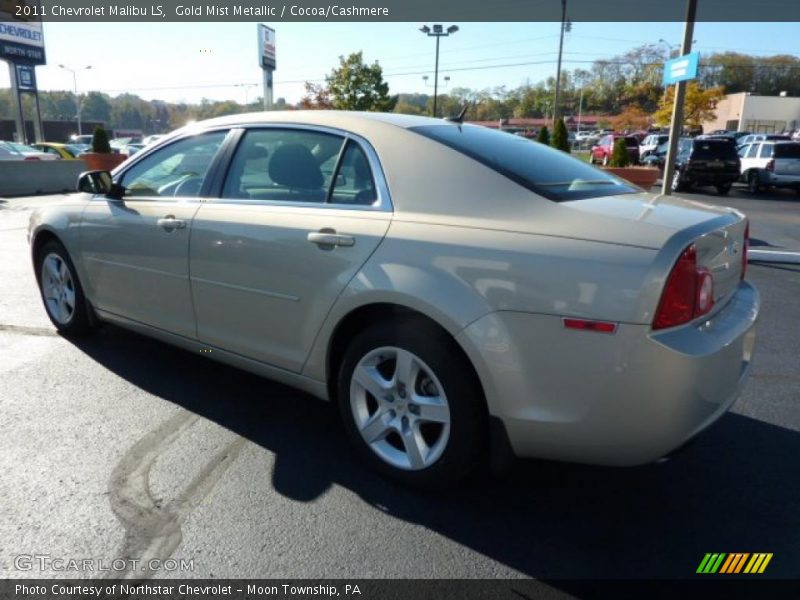 Gold Mist Metallic / Cocoa/Cashmere 2011 Chevrolet Malibu LS