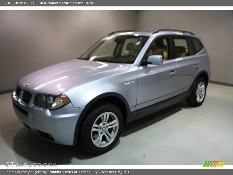Blue Water Metallic / Sand Beige 2006 BMW X3 3.0i