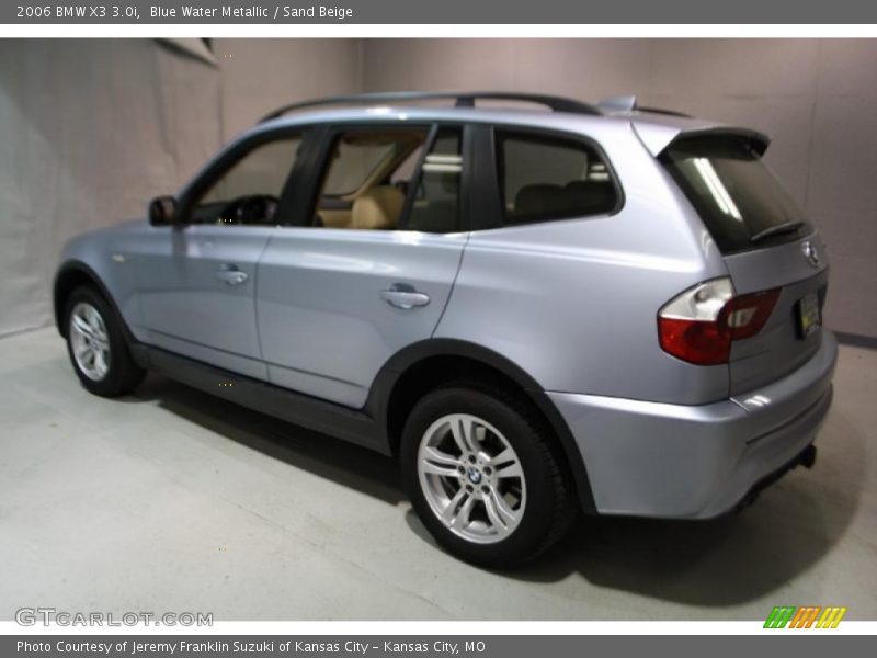 Blue Water Metallic / Sand Beige 2006 BMW X3 3.0i