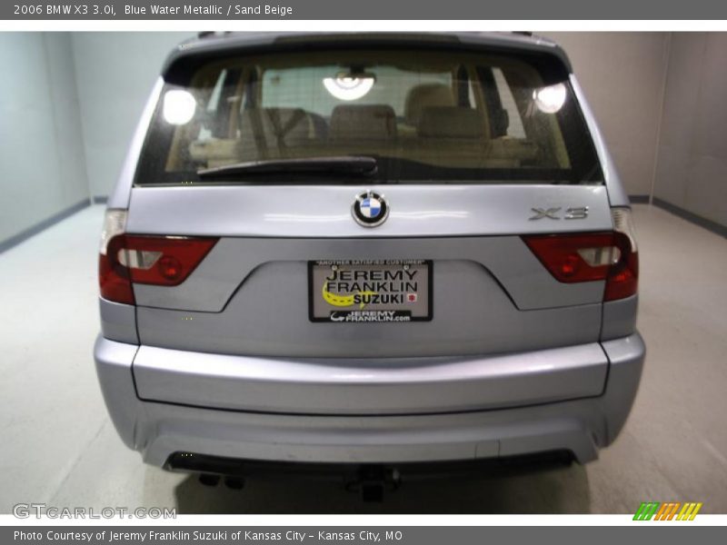 Blue Water Metallic / Sand Beige 2006 BMW X3 3.0i