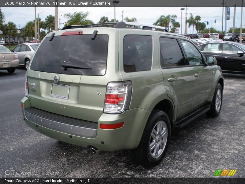 Kiwi Green / Cashmere 2008 Mercury Mariner V6 Premier