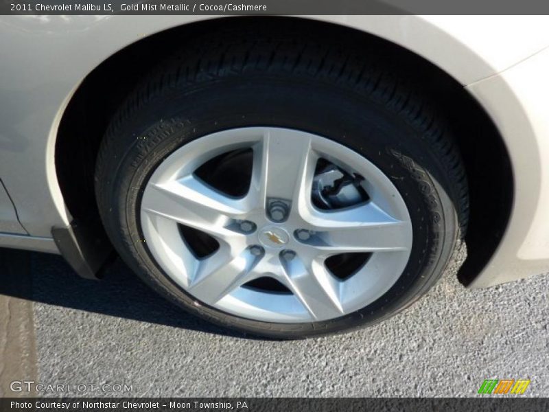 Gold Mist Metallic / Cocoa/Cashmere 2011 Chevrolet Malibu LS
