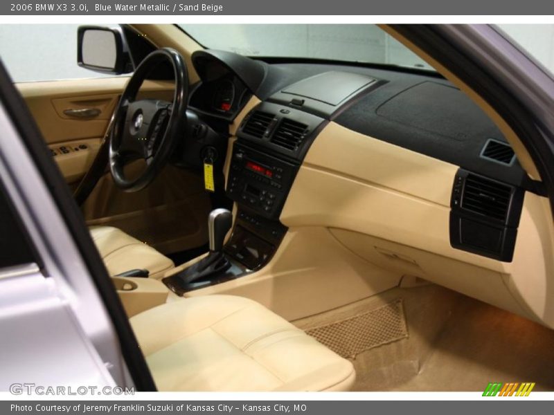 Blue Water Metallic / Sand Beige 2006 BMW X3 3.0i