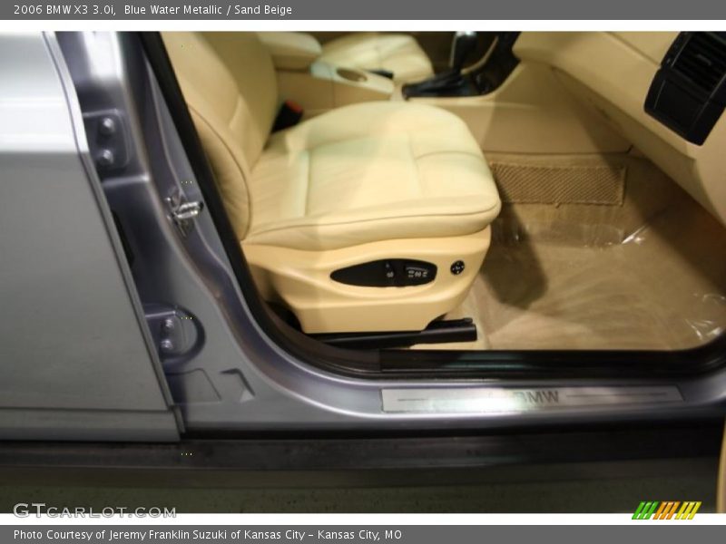 Blue Water Metallic / Sand Beige 2006 BMW X3 3.0i