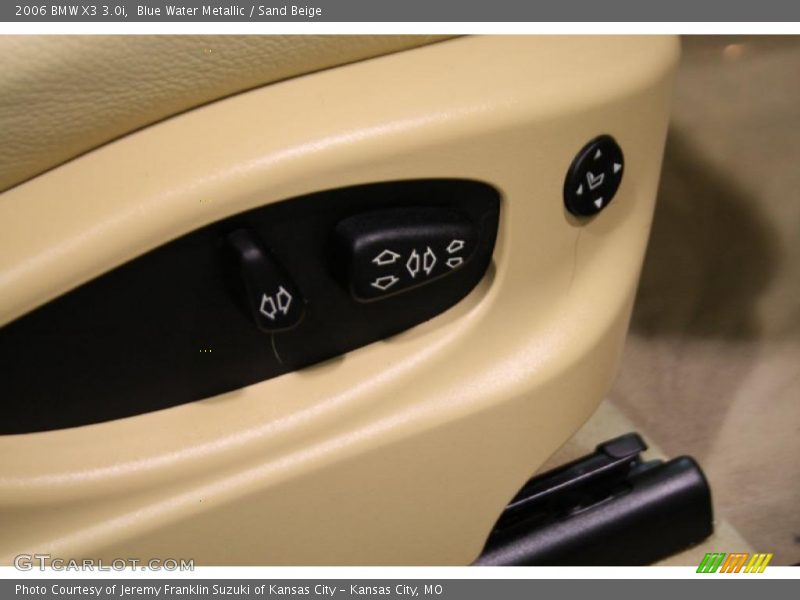 Blue Water Metallic / Sand Beige 2006 BMW X3 3.0i