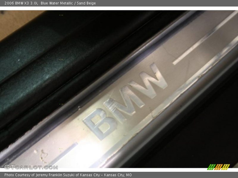 Blue Water Metallic / Sand Beige 2006 BMW X3 3.0i