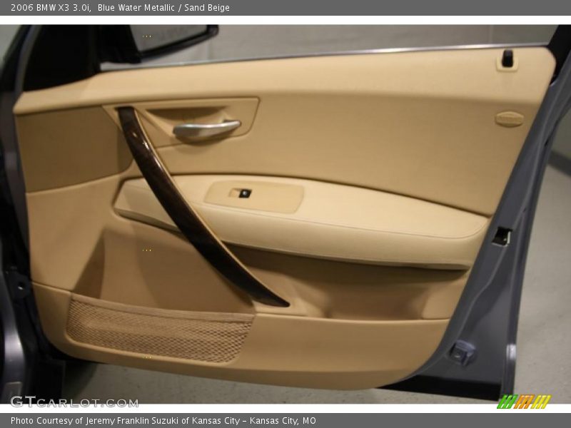 Blue Water Metallic / Sand Beige 2006 BMW X3 3.0i