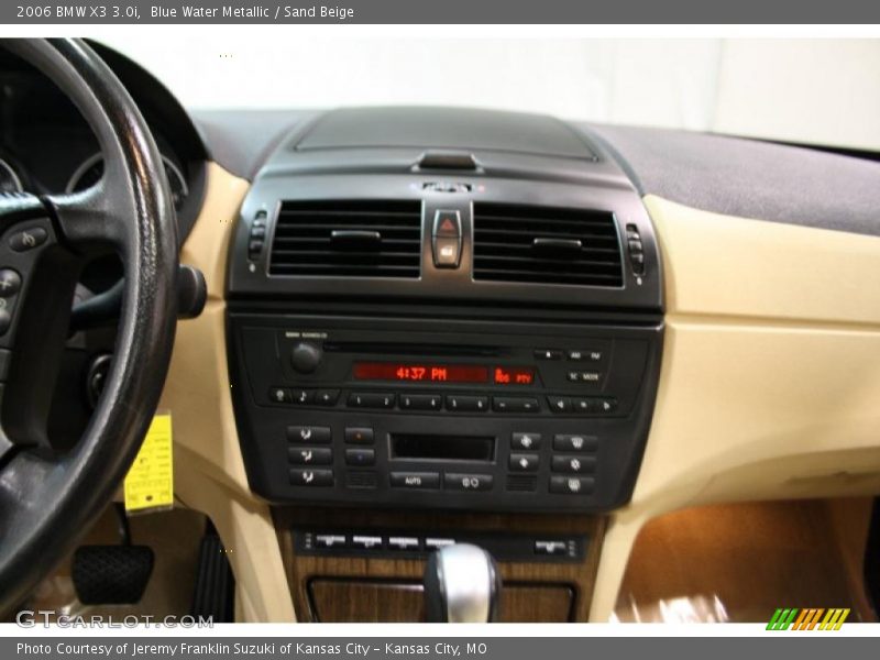Blue Water Metallic / Sand Beige 2006 BMW X3 3.0i