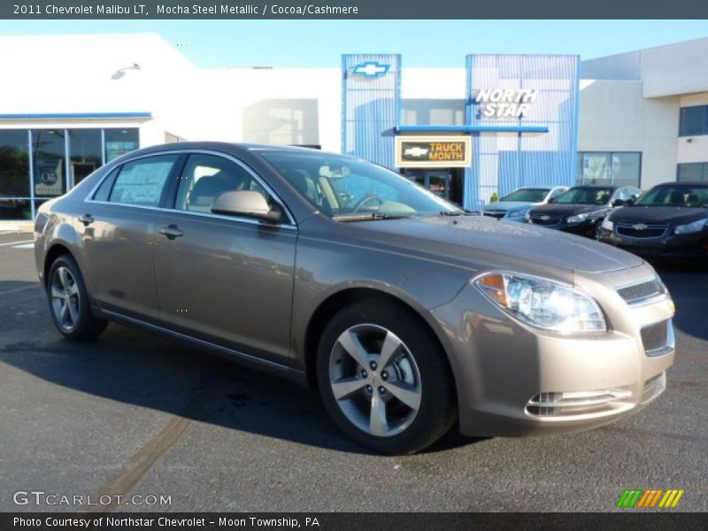 Mocha Steel Metallic / Cocoa/Cashmere 2011 Chevrolet Malibu LT