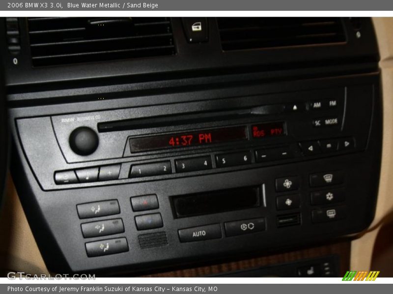 Blue Water Metallic / Sand Beige 2006 BMW X3 3.0i