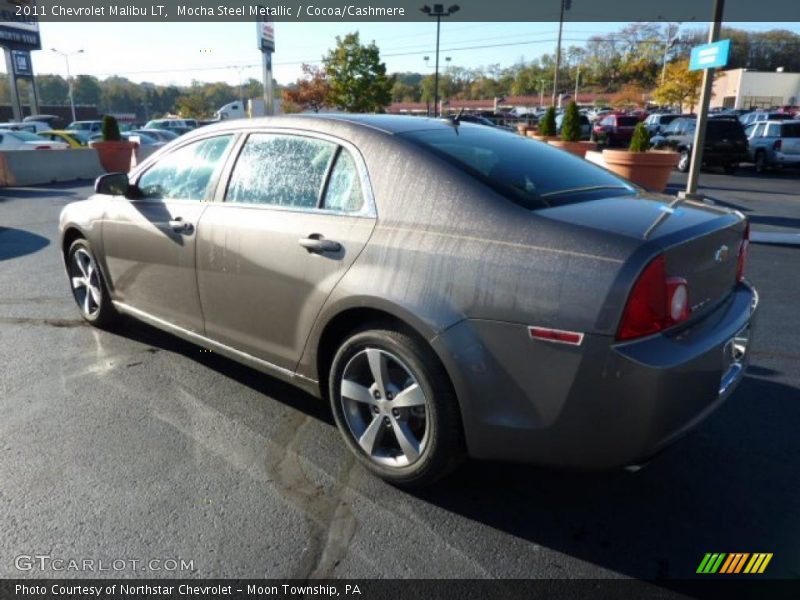 Mocha Steel Metallic / Cocoa/Cashmere 2011 Chevrolet Malibu LT