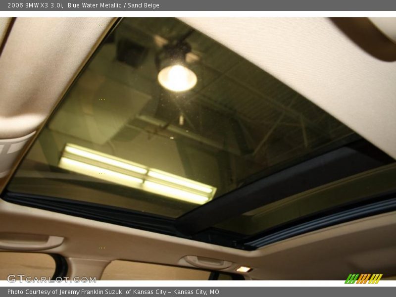 Blue Water Metallic / Sand Beige 2006 BMW X3 3.0i