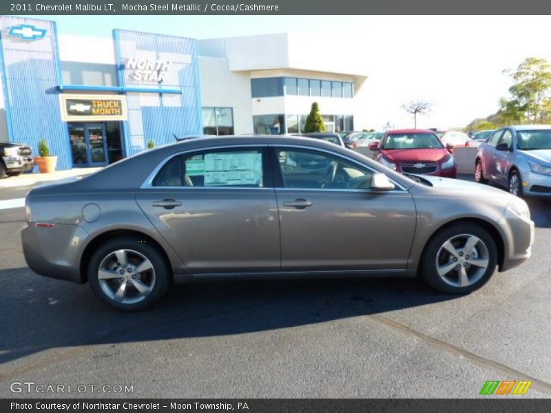 Mocha Steel Metallic / Cocoa/Cashmere 2011 Chevrolet Malibu LT