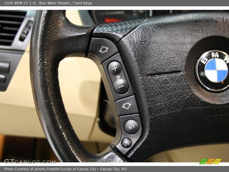 Blue Water Metallic / Sand Beige 2006 BMW X3 3.0i