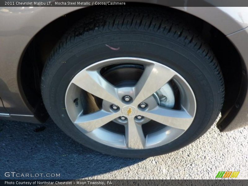 Mocha Steel Metallic / Cocoa/Cashmere 2011 Chevrolet Malibu LT