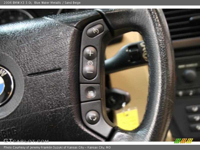Blue Water Metallic / Sand Beige 2006 BMW X3 3.0i