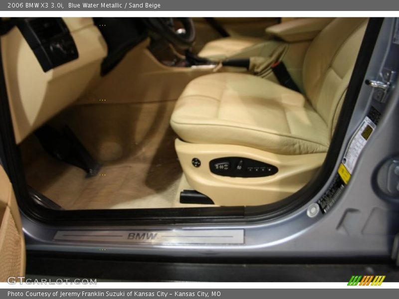 Blue Water Metallic / Sand Beige 2006 BMW X3 3.0i