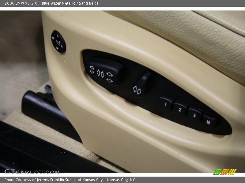Blue Water Metallic / Sand Beige 2006 BMW X3 3.0i