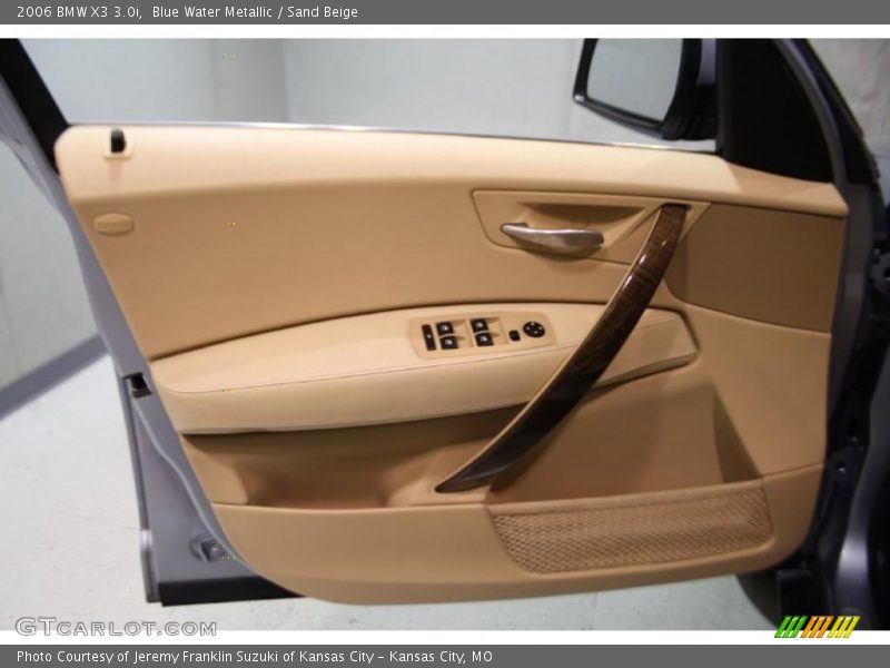 Blue Water Metallic / Sand Beige 2006 BMW X3 3.0i