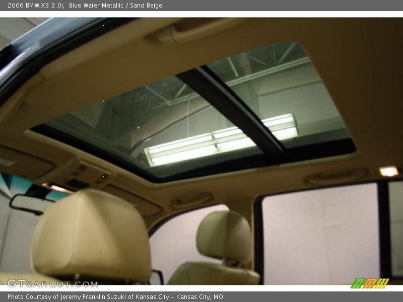 Blue Water Metallic / Sand Beige 2006 BMW X3 3.0i