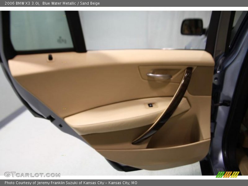 Blue Water Metallic / Sand Beige 2006 BMW X3 3.0i