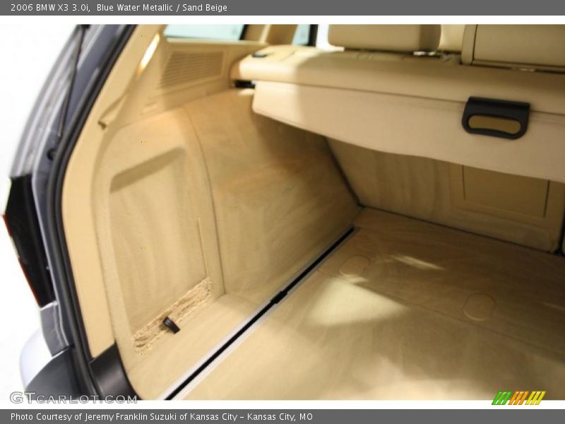 Blue Water Metallic / Sand Beige 2006 BMW X3 3.0i