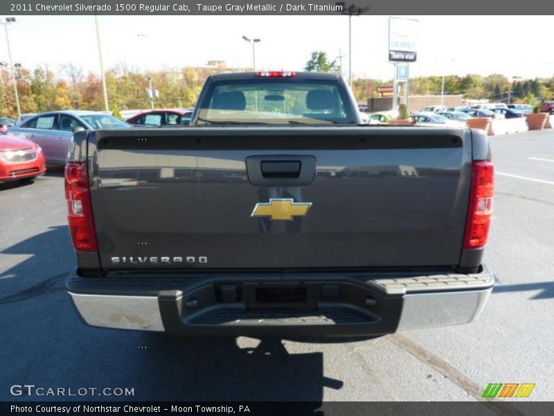 Taupe Gray Metallic / Dark Titanium 2011 Chevrolet Silverado 1500 Regular Cab